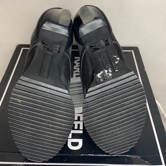 NIB Karl Lagerfeld Paris Blayze Lug Sole Booties size 8.5 - Picture 7 of 7